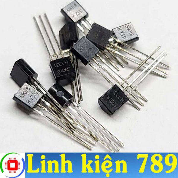 S9018 Transistor NPN 0.05A 18V TO-92 (3 con)